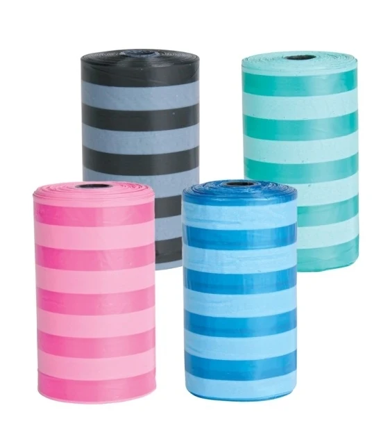 Trixie Medium Dog Dirt Bags with Stripes 4x20pcs